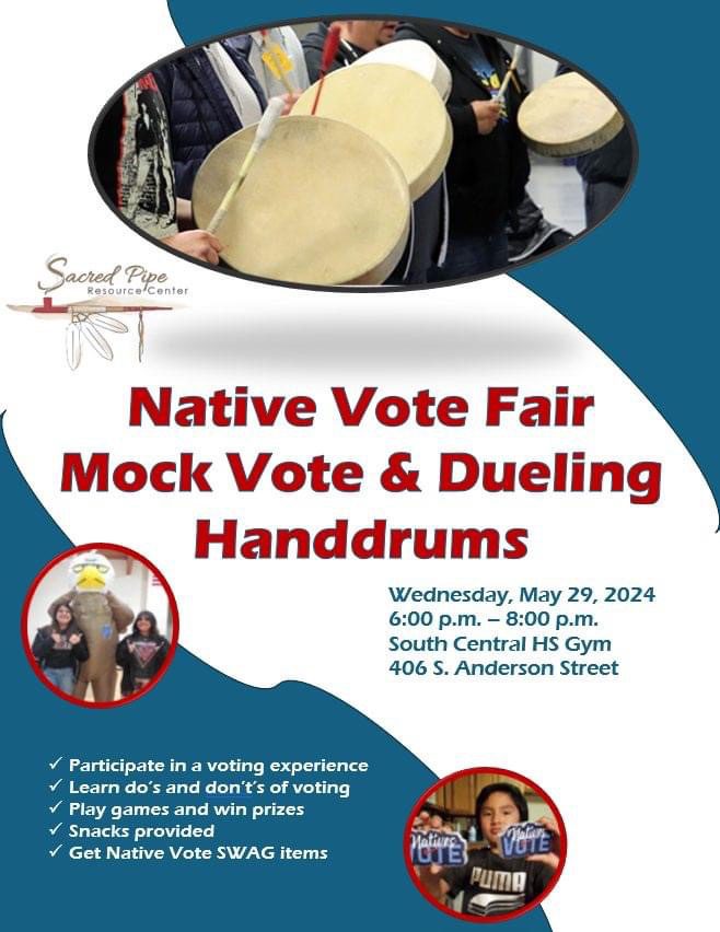 Native Vote Fair Event flyer